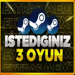 İstediğiniz 3 Oyun + Garanti + Destek