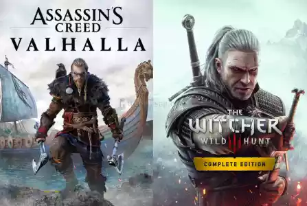 ASSASSİNS CREED VALHALLA + THE WİTCHER 3 PS4/PS5 +GARANTİ