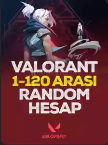 Valorant 1-120 Skinli Random Tr Hesap