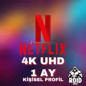 Netflix 4K UHD 1 Ay | Kişiye Özel Profil & Hızlı Teslimat