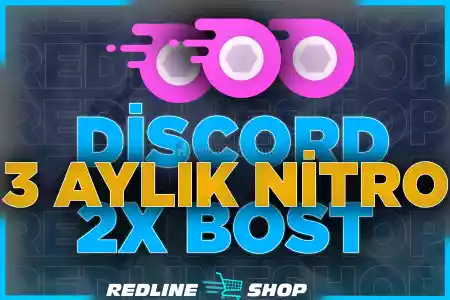 3 Aylık Discord Nitro 2X Boost | Oto Teslim