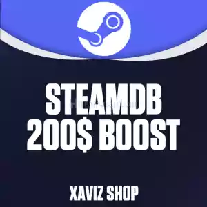 SteamDB +200 Dolar Hesap Değeri Yükseltme Boostu [Otomatik Teslimat]