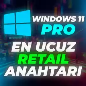 Windows 11 Pro RETAIL Dijital Lisans Anahtarı + Garantili