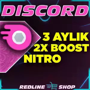 3 Aylık Discord Nitro 2X Boost | Oto Teslim