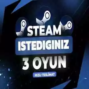 Steam İstediğiniz 3 Oyun [Garanti + Destek ]