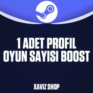 Steam 1 Adet Profil Oyun Sayısı Boostlayan Oyun Key [Otomatik Teslimat]