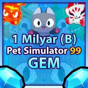 1B (Milyar) Gem / Elmas (Pet Simulator 99)