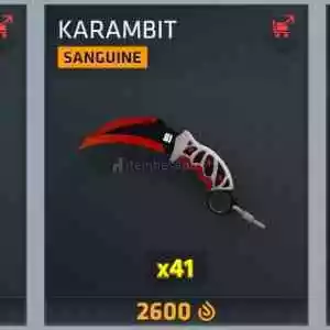 Critical Ops Sanguine Legendary Karambit