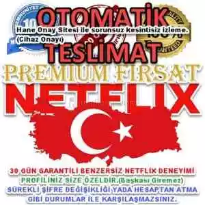 Netflix 4K UHD Kişiye Özel (Profil) 30 Gün Garantili Oto Teslimat  (Anlık Hane Onayı TV, PC, Tel vb)