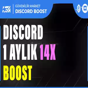 1 Aylık Discord 14X Boost | Hızlı