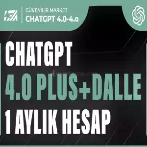 Chatgpt Plus 4O & 4.0 / 1 Aylık - Garanti