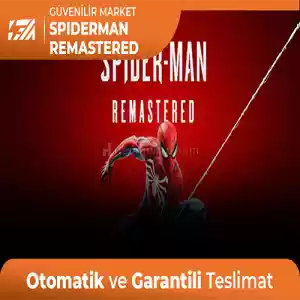 Marvels Spiderman Remastered [Oto Teslim + Garanti + Destek]