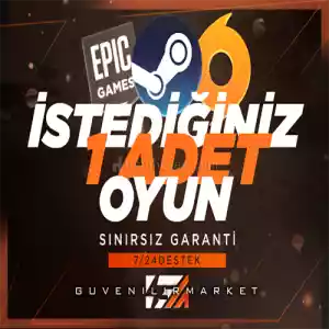 İstediğiniz 1 Oyun [Garanti + Destek]