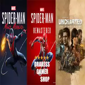 Miles Morales + Spider-Man Remastered + Uncharted