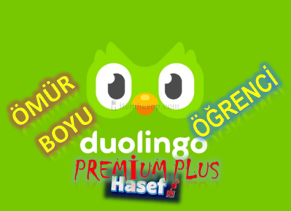 (Öğrenci)Duolingo Plus / Ömür Boyu