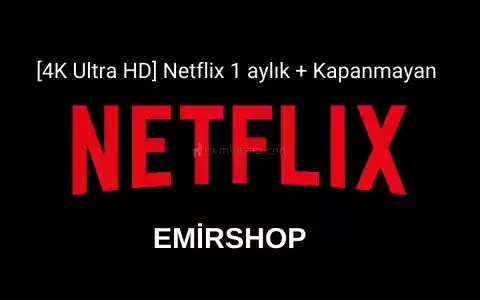 ⭐1 Aylık 4K Özel Netflix Profili Tr⭐