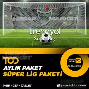 TOD TV Süper Lig Paketi 1 Aylık Kod