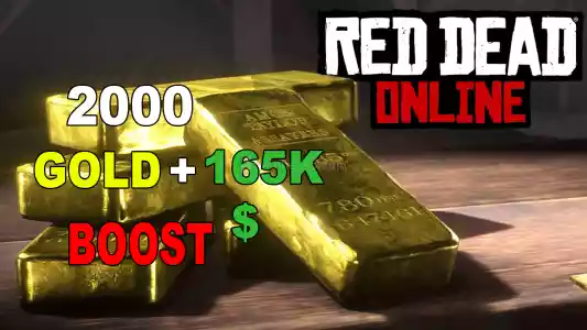 2000 GOLD + 165K $ DOLAR RDR 2 ONLİNE BOOST