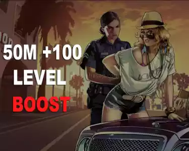 50M + 100 LEVEL +UNLOCK BOOST GTA 5 ONLİNE