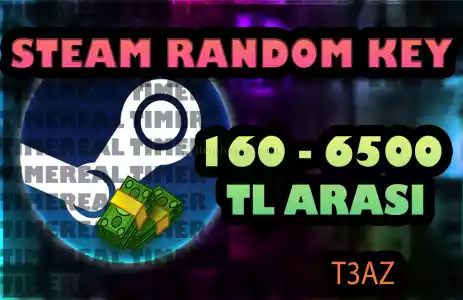 Steam 160 Tl - 6.500 Tl Random Key