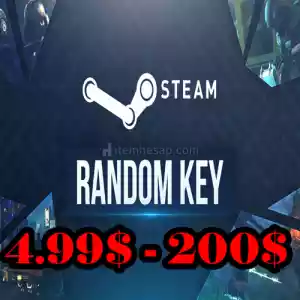 Steam 4.99 Dolar - 200 Dolar  Random Key Oto Teslim