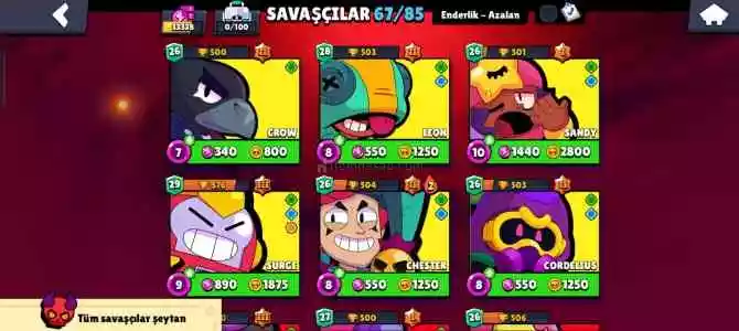 Brawl Stars Ucuza Güzel Emek Hesap