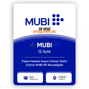 Mubi Pro - Kişisel Hesabınızda 12 Ay Kullanım