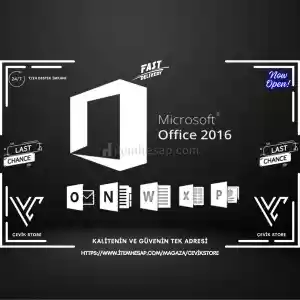 Office 2016 Pro Plus Lisans Online Key 64/32Bit