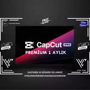 ⭐Capcut Pro Premium 1 Aylık⭐