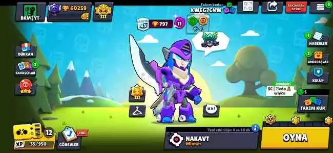 Brawl Stars 60K Hesap Satış