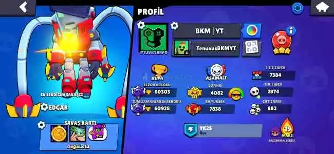 Brawl Stars 60K Hesap Satışı