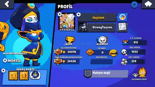 Kasılmalık 2019 Brawl Stars Hesabı