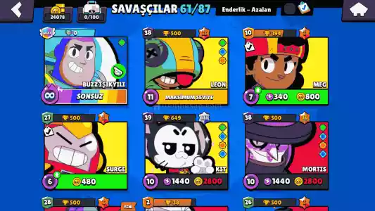 Kasılmalık 2019 Brawl Stars Hesabı