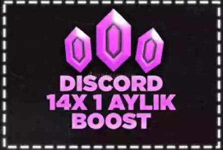 1 Aylık Discord 14X Boost Anlık | Garanti