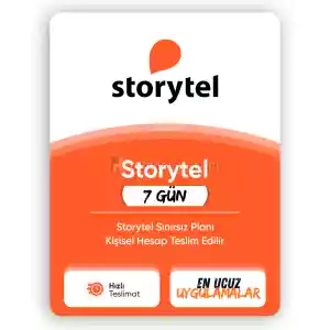 7 Günlük Storytel Kişisel Hesap