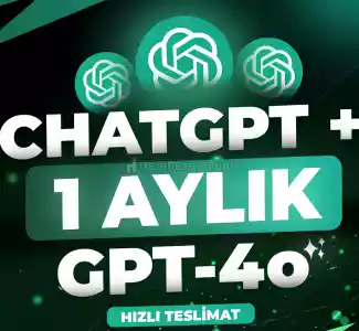 Chatgpt Plus 4.0 & Gpt-4O [1 Aylık]