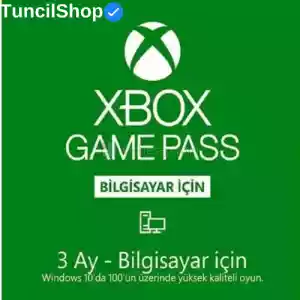 3 Aylık Xbox Pc Gamepass Kodu