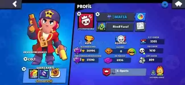 Brawl Stars Kaliteli Hesap