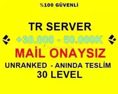 Tr 30-50K Mavi Öz - Unranked | Mail Onaysız