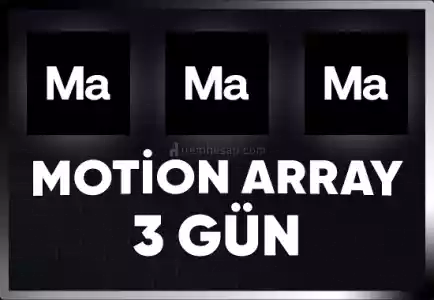 Motion Array | 3 Gün