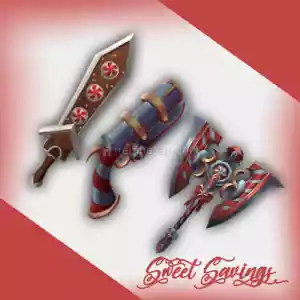 Swirly Set (Swirly: Axe + Gun + Blade) [Murder Mystery 2-MM2]