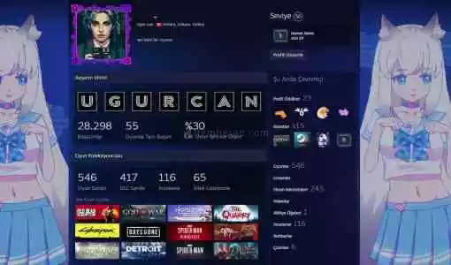 10 Yıllık, Vacsız Süper Oyunlar Dolu Hesap