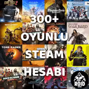 +300 Oyunlu Bomba Steam Hesabı | Çevrimdışı Kullanım