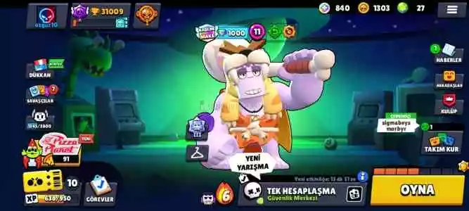 Brawl Stars 31K Kupa 71 Karakter