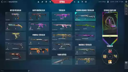 sahibinden valorant hesap