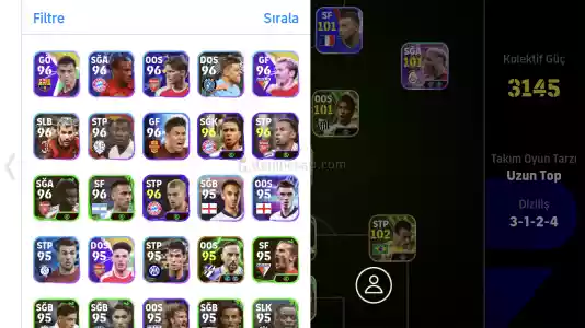 3145 Kg 103 Scholes 102 Casillas Pes Hesabı