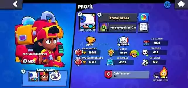 18 K Brawl Stars Hesabı