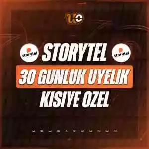 Kişiye Özel 30 Günlük Storytel Üyeliği - 30 Gün