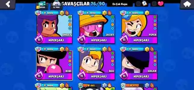 38K Brawl Stars Hesap