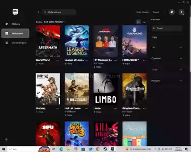 60 Oyunlu Epic Hesabı Ucuza Pazarlık vardır